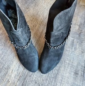 BCBG Max Azria Chain Ankle Boots